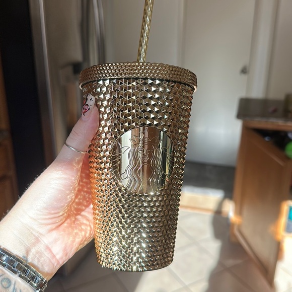 Other - Starbucks, 2022 holiday gold small Tumblr